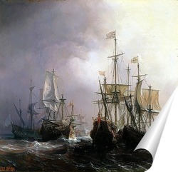  Плавание в Луизиану Робера Кавальера де ла Салль в 1684 году