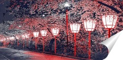   Постер Ночной Киото