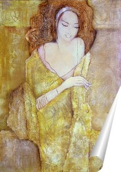   Постер Девушка с жемчужиной