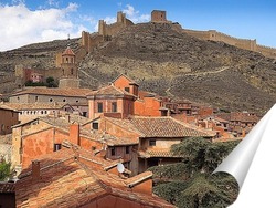   Постер Крыши и стены Альбаррасина