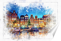   Постер Каналы Голландия