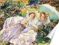  Мужчина на гамаке, Флорида, 1917