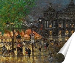   Постер Площадь Оперы, Париж