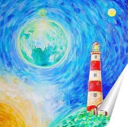   Постер Планета и маяк