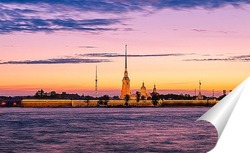   Постер Санкт-Петербург. Петропавловка. Белая ночь.