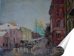   Постер Нина Панюкова "Вид с площади Разгуляй"