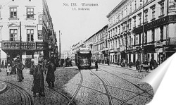   Постер Трамвай на улице Варшавы.