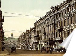   Постер Николаевская улица, Киев,1890-1900