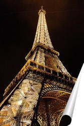   Постер Эйфелева башня ночью