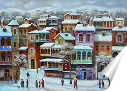   Постер Зимный  тбилиси 