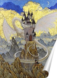   Постер Белый дракон