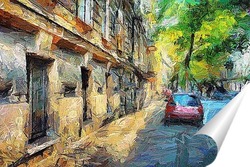   Постер Одесская улочка