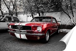   Постер Ford Mustang