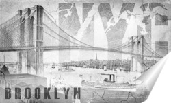   Постер Бруклинский мост