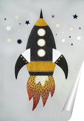   Постер Ракета "Сияние"