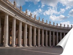   Постер Колоннада на площади Святого Петра в Риме