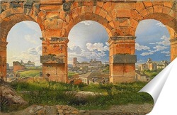   Постер Взгляд через три северо-западных арки Третьего этажа Колизея