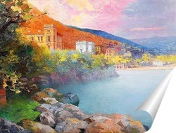  Выборгский замок в лучах закатного солнца