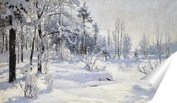   Постер Зимний пейзаж