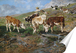   Постер Молодняккрупного рогатого скота в Триоле
