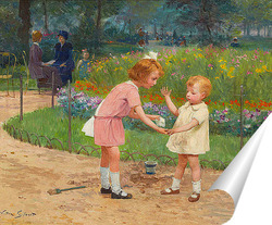   Постер Люксембургский сад