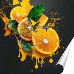   Постер Апельсин 3 арт