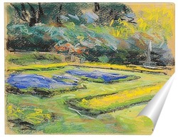   Постер Цветочная терраса в Ванзее-сад