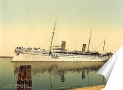  «Кёниг Альберт» столовая, первый класс, почтовый пароход. 1890-1900 гг