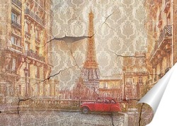   Постер  Маленькая улица Парижа