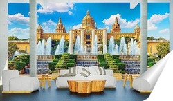   Постер Национальный музей в Барселоне