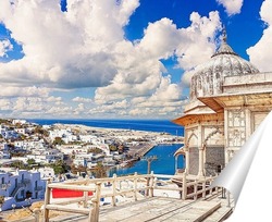   Постер Остров Миконос в Греции