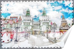   Постер Красочная Москва