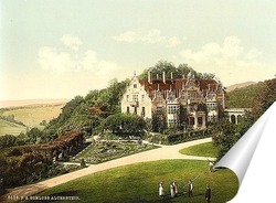   Постер Альтенштайн замок, Тюрингия, Германия. 1890-1900 гг