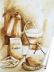   Постер Кофе по-итальянски