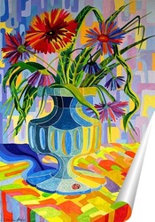   Постер Солнечная ваза