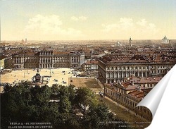  Вид Кремля со ступеней Храма Хрисиа Спасителя. 1900-е