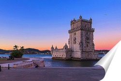  Сиреневый закат в Португалии