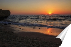   Постер Восход солнца над Красным морем на Синае