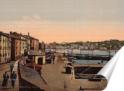   Постер Гавань, Сан-Себастьян, Испания. 1890-1900 гг