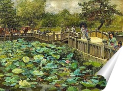  Сад Кинкакудзи в Киото, 1895-1896