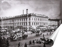   Постер Дома №38 и №40 по Невскому проспекту 1901