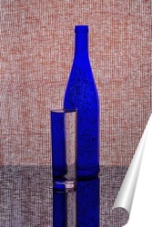   Постер Синяя бутылка