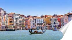   Постер Венеция. Городская панорама.
