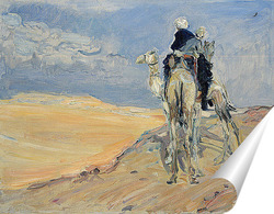   Постер Песчаная буря в пустыне Ливии
