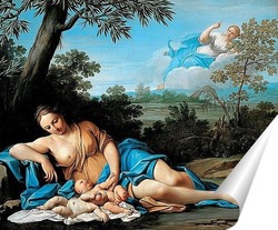   Постер Рождение Аполлона и Дианы