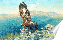   Постер Золотой Орел с добычей