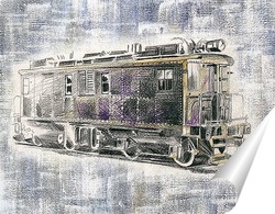  Старинный поезд
