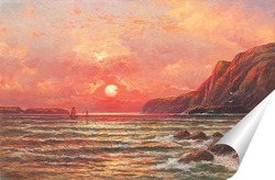   Постер Закат на море