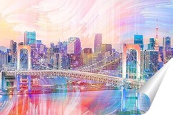   Постер Радужный мост в Токио