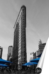   Постер Flatiron NY ранним утром